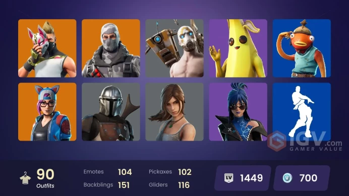  [PC/PSN/XBOX/SWITCH] 90 skins | Sub Commander | Havoc | Renzo the Destroyer | Kymera | Zenith | The Prisoner | Calamity | The Ice King | Era