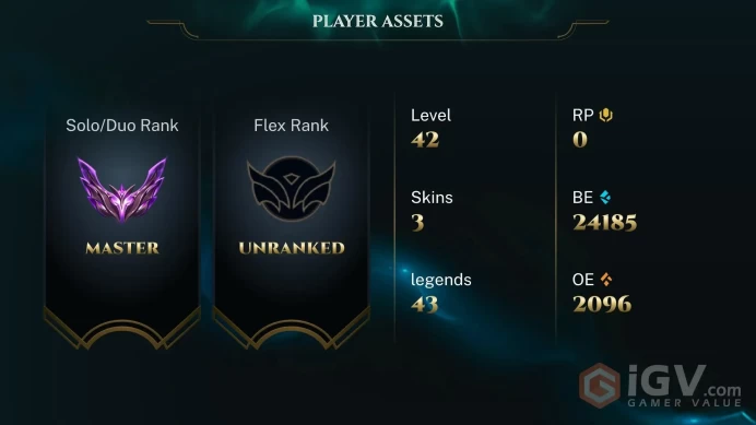 EUW (S26) MASTER 14 LP - %62,5 WR - 3 SKIN- MID MAIN - INSTANT DELIVERY - FULL ACCES HANDMADE CHEAP SAFETY ACCOUNT