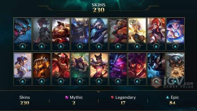 EUW S3 60LP - 230 SKIN ( 3 ULTIMATE, 2 MYTHIC)- 160 CHAMPIONS- 2017 ACCOUNT- URGENT SALE- INSTANT DELVIERY