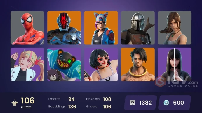 [PC/PSN/XBOX/SWITCH] 106 skins | The Foundation | Menace | Paradigm (Reality-659) | The Cube Queen | FULL ACCESSSnap | Calamity | The Imagined  