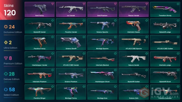 EU-TR - ASCENDANT 3 -  120 Skins - VCT 2026 SIGIL - MYSTBLOOM SET - BOLT SET - AYAKASHI PHANTOM -   FULL ACCES -LIFETIME WARRANTY -CHEAP