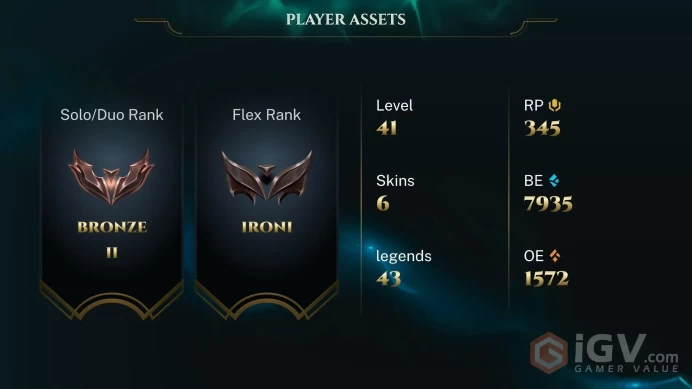 [EUW] - Bronze II / 6 Skins / Changeable Mail | Instant Delivery | Lifetime Warranty | 100% Handmade & Secure | 24/7 Support