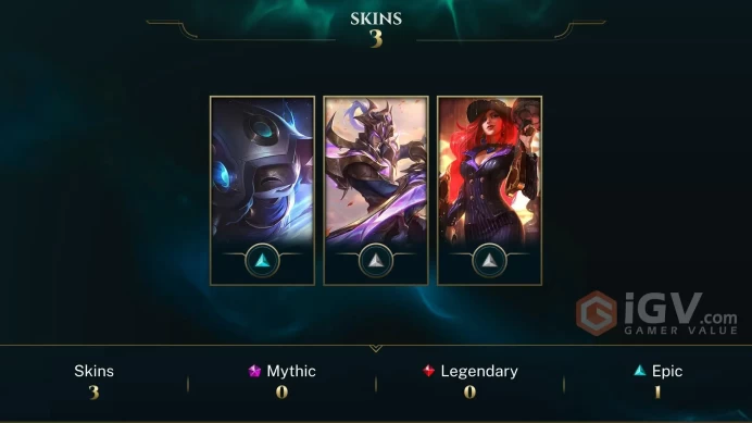 [Code 9881] Level 39 + 3 Skins / EUW / Very Cheap