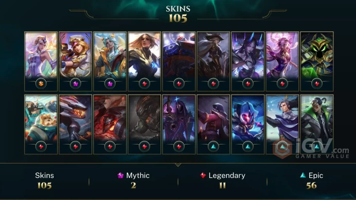EUW (S26) D4 45LP - 105 Good Skin - Full champions - 40K Blue Essance - Instant Delivery - 2020 Account- Full Acces