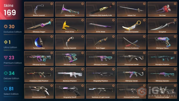 EU FULL SKINS LoL AND VALORANT  CHAMPIONS 2022 KNIFE AND PHANTOM