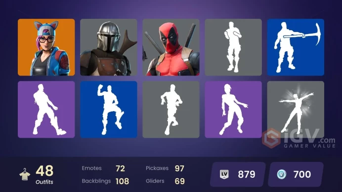 [PC/XBL] 47 skins | OG STW | Spider Knight | Predator | The Ice King | Lynx | Gear Specialist Maya | Zenith | Mandalorian | Gwenpool | Peelveri