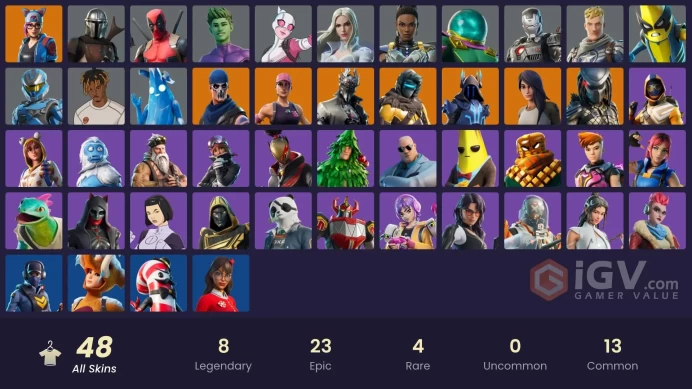 [PC/XBL] 47 skins | OG STW | Spider Knight | Predator | The Ice King | Lynx | Gear Specialist Maya | Zenith | Mandalorian | Gwenpool | Peelveri