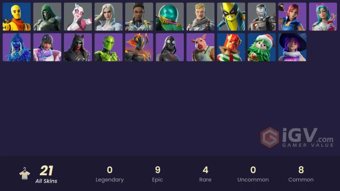 [PC] 21 skins | Andromeda | Captain Jones | Gwenpool | War Machine | Mysterio | Peelverine | Shuri | Doom [FULL ACCESS]