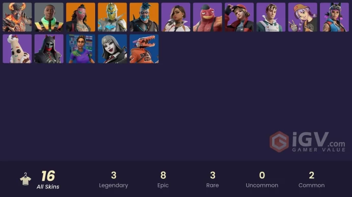 [PC] 16 skins | Spectra Knight | Omegarok | Kado Thorne | Heartbreak Ranger | Khaby Lame | Lil Split [FULL ACCESS]