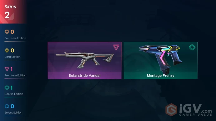 EU 2 skins | Solarstride Vandal | Montage Frenzy | V0468