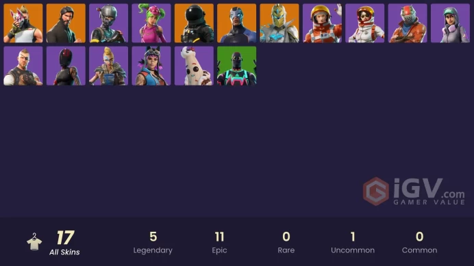 [PC/PSN/XBOX] 17 skins | The Reaper | Elite Agent | Dark Voyager | Spectra Knight | Drift | Mission Specialist | Huntress | Moonwalker | 650 VB