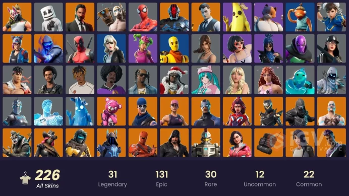 [PC/PSN] 225 skins | OG STW | WORLD CUP | Gold Brutus | Gold Midas | Unchained Ramirez | Rogue Agent | Y327
