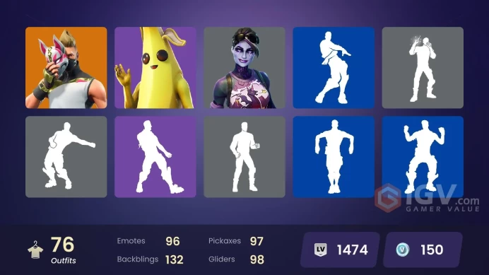 76 skins | Reaper | Ride The Pony | Snowflake | Vivi Chroma | Blue Striker | The Imagined | Calamity | Drift | Singularity | Catalyst | Ragnarok