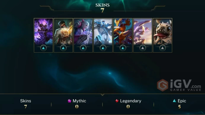 EUW / EMERALD 3(92LP) %70WR - 37 Champ - 12 Perfect Skins(5 Epic) -2.9K BE - HONOR 5 - S11 ACC - FULL ACCES - CHEAP
