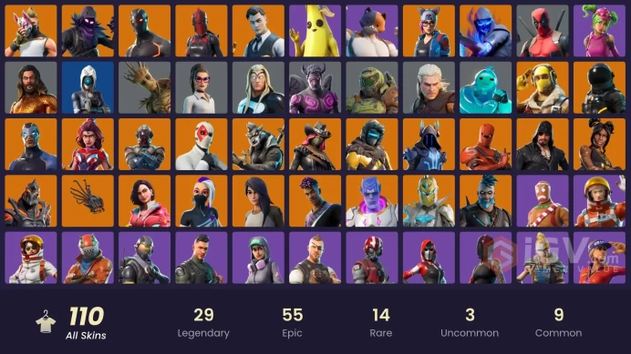 110 skins | Take The L | Omega | Reaper | Gold Midas | Spike | Rogue Agent | Dire | Valor | Gear Specialist Maya | Calamity | Drift | Raven