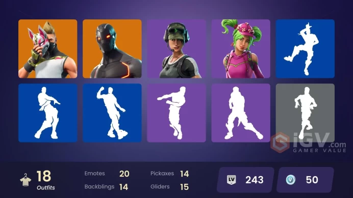 [PC/PSN] 18 skins | Trailblazer | Rogue Agent | Valor | The Visitor | Omega | Carbide | Drift | Moonwalker | Sun Strider | Rust Lord | Redline