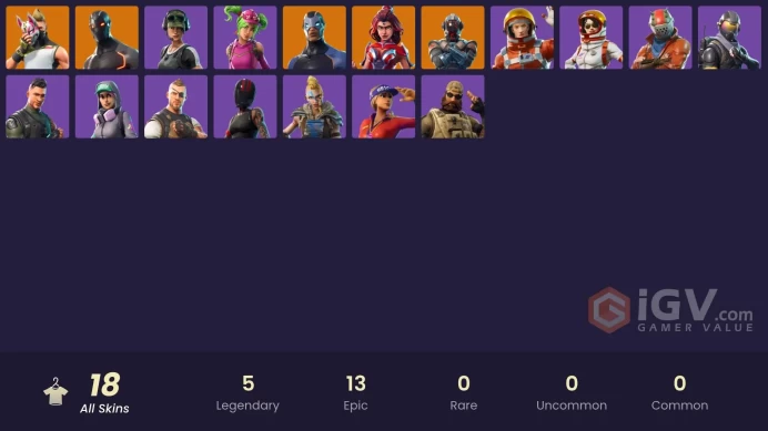 [PC/PSN] 18 skins | Trailblazer | Rogue Agent | Valor | The Visitor | Omega | Carbide | Drift | Moonwalker | Sun Strider | Rust Lord | Redline