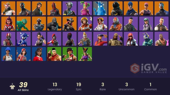 39 skins | The Reaper | Elite Agent | Take The L | Omega | Ride The Pony | Mako | Snowflake | Blue Team Leader | Valor | Calamity | Drift