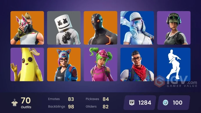 69 skins | Trailblazer | Reaper | Candy Axe | Ride The Pony | Omega (stage 5) | Carbon Commando | Prodigy | Rogue Agent | Dire | Valor