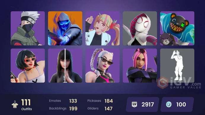 111 skins | Naruto Uzumaki | Sultura | Vivi Chroma | Fusion | Malik | Nezumi | Catalyst | The Cube Queen | The Ageless | Paradigm (Reality-659)