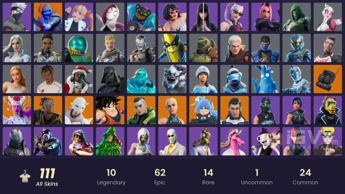 111 skins | Naruto Uzumaki | Sultura | Vivi Chroma | Fusion | Malik | Nezumi | Catalyst | The Cube Queen | The Ageless | Paradigm (Reality-659)
