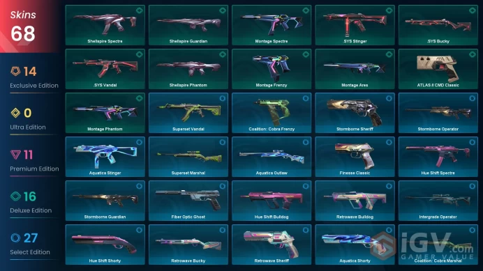 EU/TR %50 Cheap VP -Diamond 1- Primordium Set - Sentinel Vandal - Gaia's Fury - XenoHunter Knife - XeroFang Knife -  XeroFang Vandal