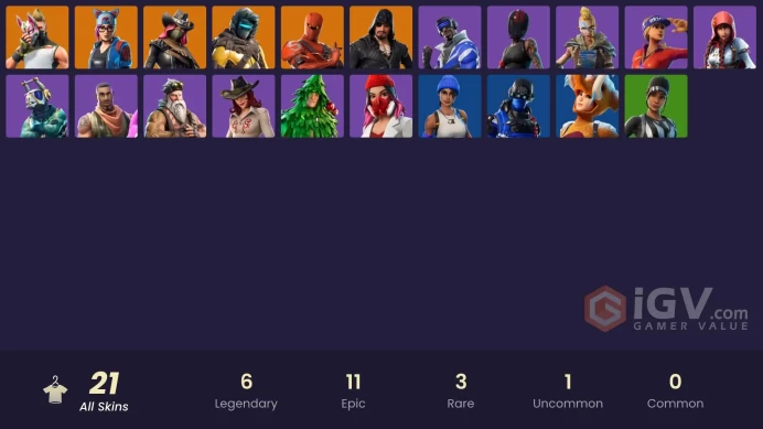 21 skins | Ride The Pony | Mako | Snowflake | Blue Team Leader | Carbon Commando | Blue Striker | Calamity | Drift | Blackheart | Lynx | Hybrid