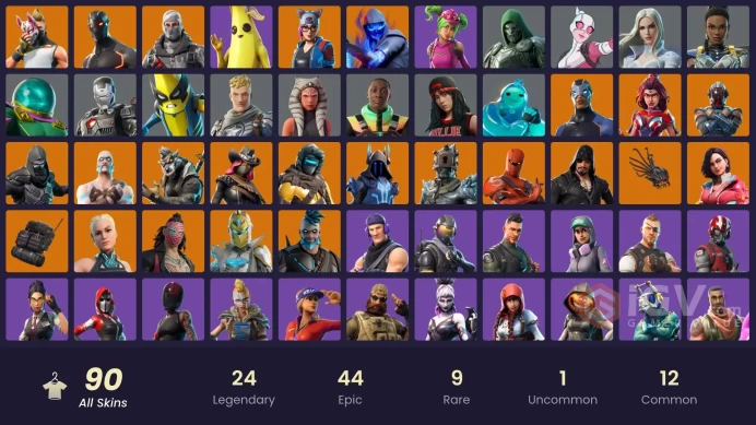 90 skins | Omega | Havoc | Ride The Pony | Snowflake | Sub Commander | Rogue Agent | Dire | Valor | Calamity | Drift | Fusion | The Prisoner
