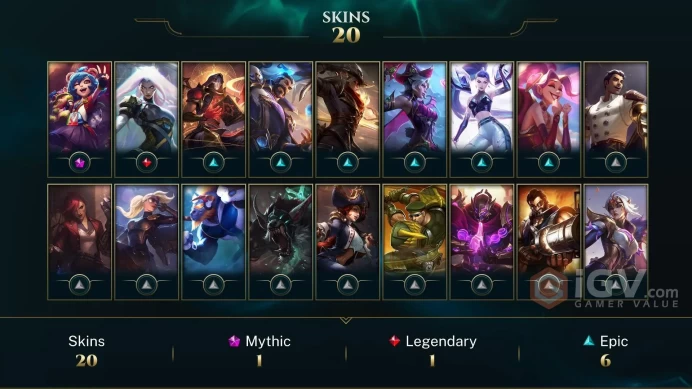 | LAS | 25 SKINS | GOLD 4 | 62 CHAMPIONS | 92 LEVEL | INSTANT DELIVERY | FULL ACCESS | FaY5W |