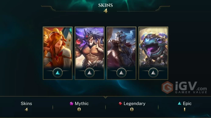 [Code 9895] Level 45 + 4 Skins / EUW / Very Cheap