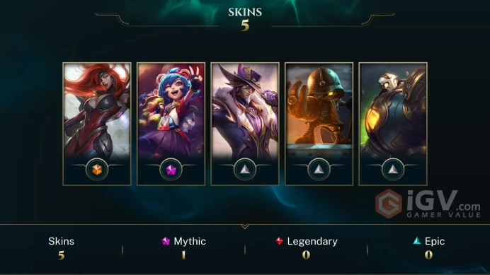 [Code 9896] Level 59 + 4 Skins / EUW / Very Cheap