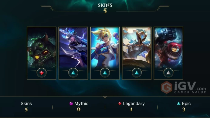 | SG | 5 SKINS | BRONZE 4 | 22 CHAMPIONS | 32 LEVEL | INSTANT DELIVERY | FULL ACCESS | Fc2HM |