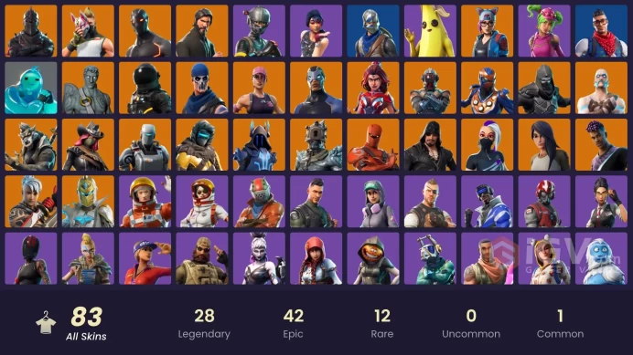 [Code 9807] [PC] 83 skins | OG STW | Black Knight | Sparkle Specialist | The Reaper | Blue Squire | Royale Knight | Elite Agent | Blue Team Lead