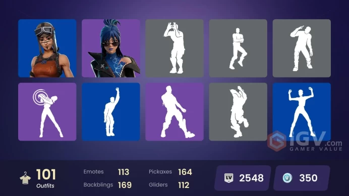 [PC] 97 skins | Renegade Raider | Omegarok | Zeus | Spectra Knight | Valeria | Peter Griffin | Kado Thorne | Hades | Poseidon [FULL ACCESS]