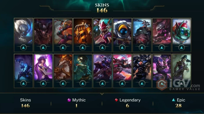 NA - FULL ACCESS ~ 150 Skins - Almost All Champions - 7 Victorious Skins - Diamond S6 - Dark Star Thresh - Dawnbringer Riven - Platinum 2015 - M