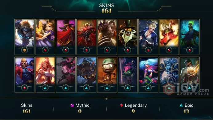 EUW - DIAMOND S4 - 161 Skins - Almost All Champions - Victorious Skins - UFO Corki - Judgment Kayle - Victorious Aatrox - Victorious Elise - MY1