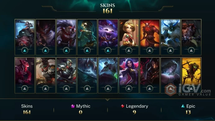 EUW - DIAMOND S4 - 161 Skins - Almost All Champions - Victorious Skins - UFO Corki - Judgment Kayle - Victorious Aatrox - Victorious Elise - MY1