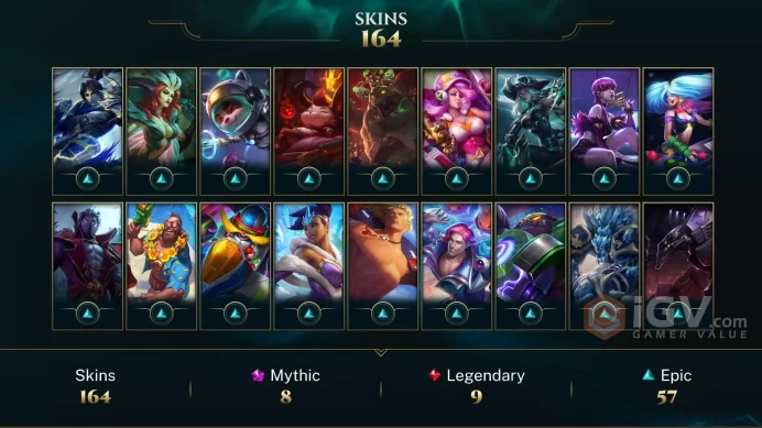 NA - FULL ACCESS - LIFE TIME WARRANTY - PRESTIGE BLOOD MOON AATROX - PRESTIGE VALIANT SWORD RIVEN - PRESTIGE ARCANE CAITLYN - HEXTECH TRISTANA -