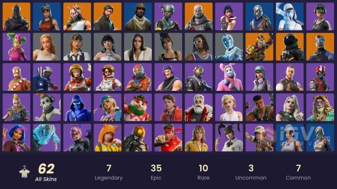 FA - [PC/PSN/XBOX] 62 skins | Renegade Raider | Aerial Assault Trooper | Black Knight | Sparkle Specialist | The Reaper | Blue Squire | Havoc