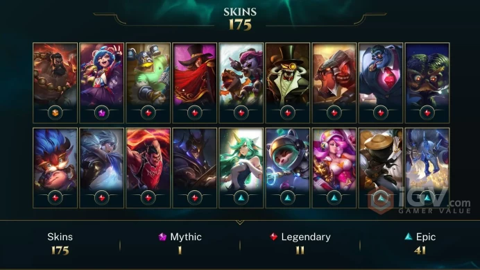 LAN - Almost All Champions ~ 200 Skins/Chromas ~0.5 Million Points Darius - GOLD S4 - Victorious Skins - Dunkmaster Darius - DRX Aatrox - MY98