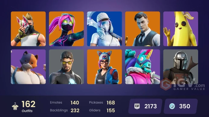 (PC PSN XBOX) 162 skins | Blue Team Leader | Gold Midas | Cloud Striker | Vivi Chroma | Fixer | Point Patroller | Carbon Commando | Trilogy | Pr