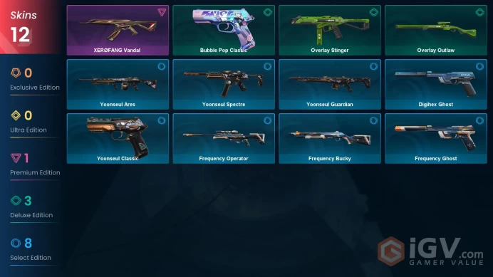 XERØFANG Vandal | ~ 1,775 VP Inventory value | Ranked Ready