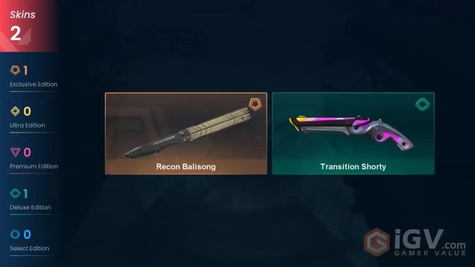 Recon Balisong | ~ 3,550 VP Inventory value | Ranked Ready