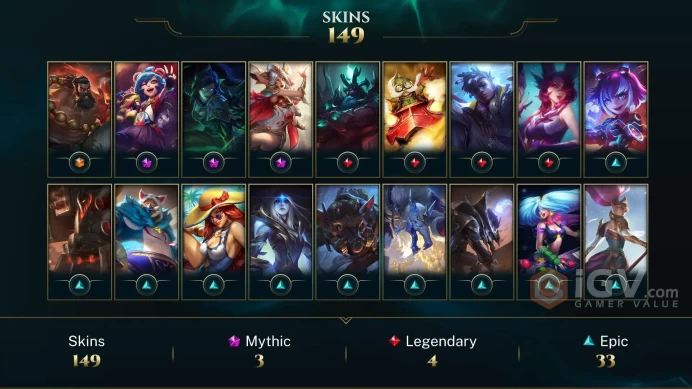 [ NA ] 166 SKINS | FULL ACCESS