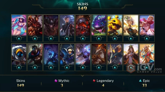 [ NA ] 166 SKINS | FULL ACCESS