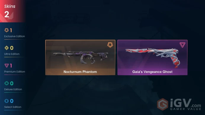 [ NA ] ~ 3,950 VP Inventory value | Nocturnum Phantom | Gaia's Vengeance Ghost
