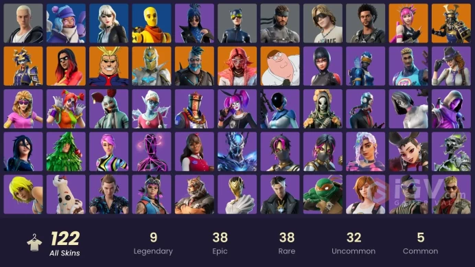 [ALL PLATFORMS]-123 Skin-Catwoman Comic Book Outfit-Lace-Lace-Nightlife-Peekaboo-Hime-Musha-All Might-Trinity Trooper-150.000 V-BUCKS SPEND-