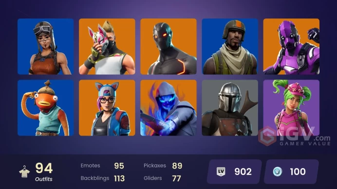 [PC/PSN/XBOX] 94 skins | OG STW | Renegade Raider | Aerial Assault Trooper | Dark Vertex | Rogue Agent | Raptor | Y343
