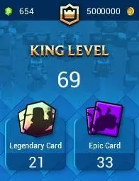 Android/iOS)KT15-lvl60- Cards110/120-Elite16 /Max Card 84 / lvl13card 4 /Emote 100 /skin tower18 gold 5m