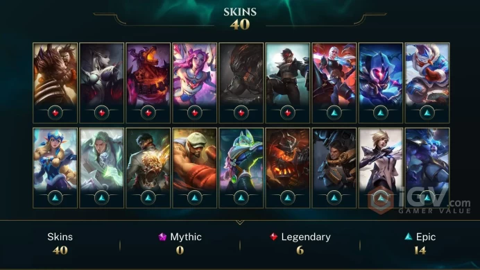 [EUW] - Unranked / 40 Skins + 100K BE / Changeable Mail | Instant Delivery | Lifetime Warranty | 100% Handmade & Secure | 24/7 Support